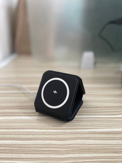 Base Cargador Magnetico Plegable 3 en 1