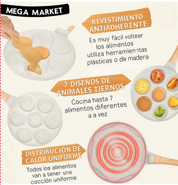 Sartén Divertida para Desayunos Inolvidables